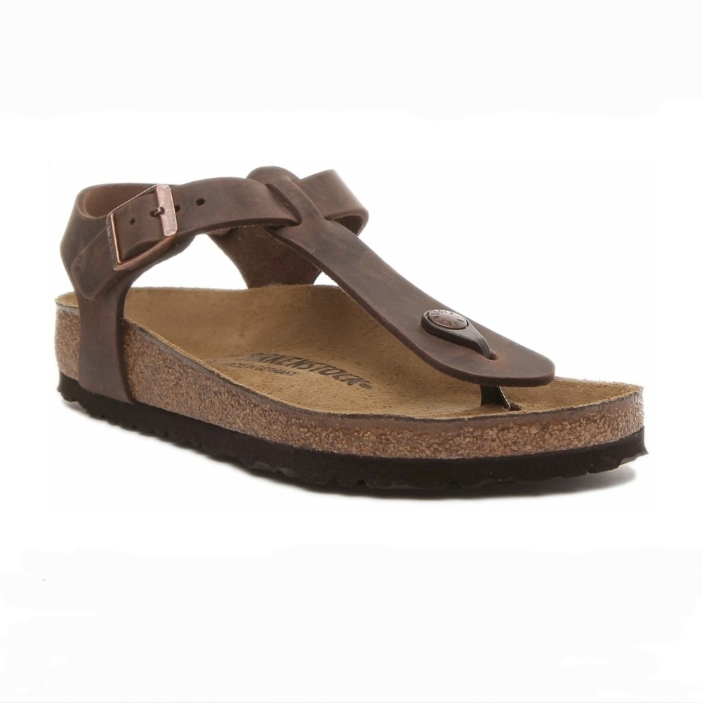 Birkenstock Brown Leather Thong Sandal